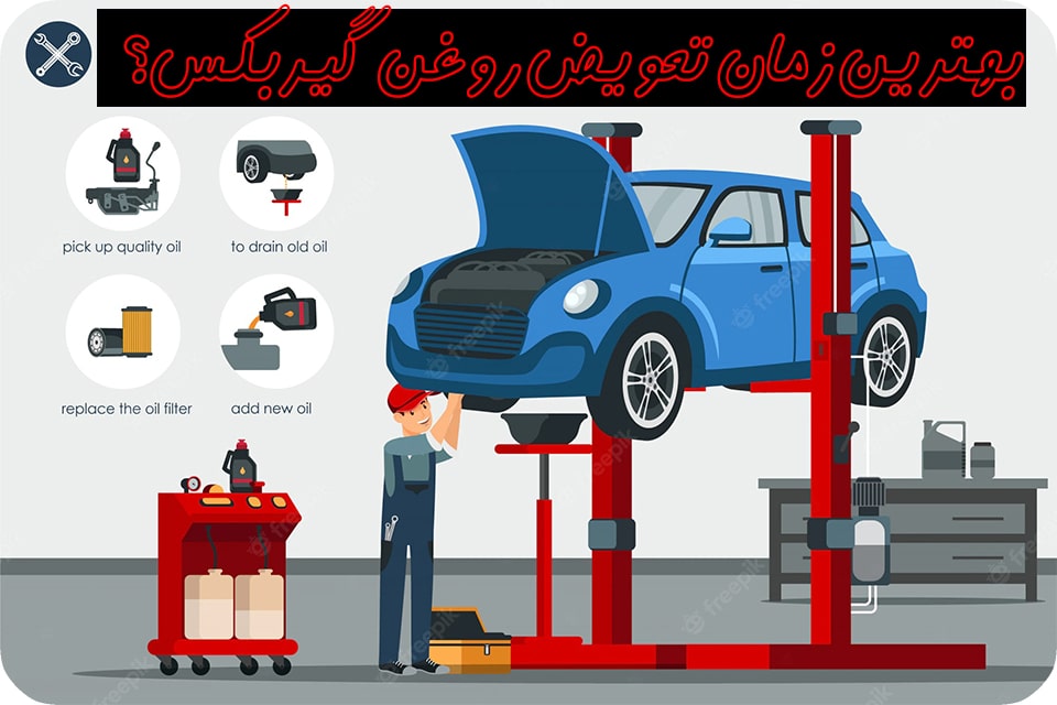 زمان تعویض روغن گیربکس