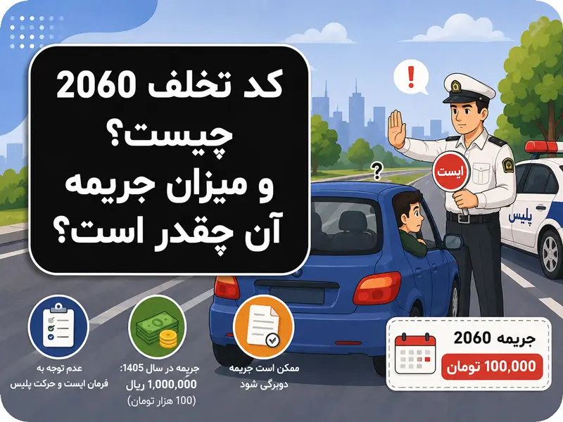 کد تخلف 2060
