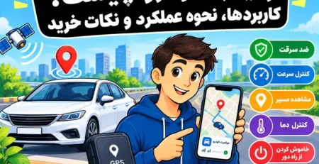 آشنایی با ردیاب خودرو و کاربردهای GPS برای نمایش موقعیت وسیله نقلیه