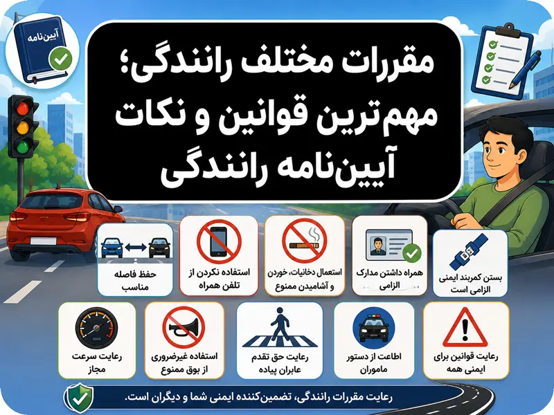 نکات مهم آیین نامه