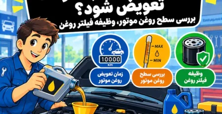 روغن موتور هر چند وقت یکبار باید تعویض شود