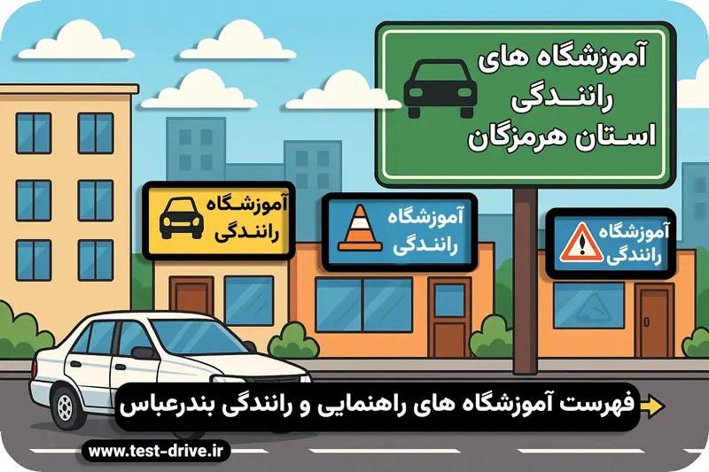 آموزشگاه های رانندگی بندرعباس
