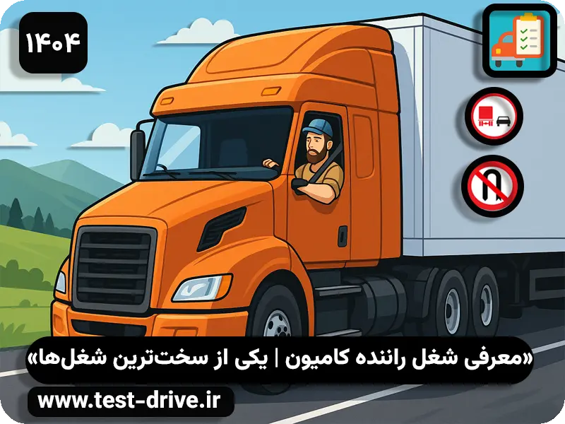 آشنایی با شغل راننده کامیون