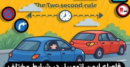 فاصله ایمن اتومبیل در شرایط مختلف