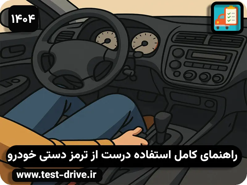 روش درست کشیدن ترمز دستی