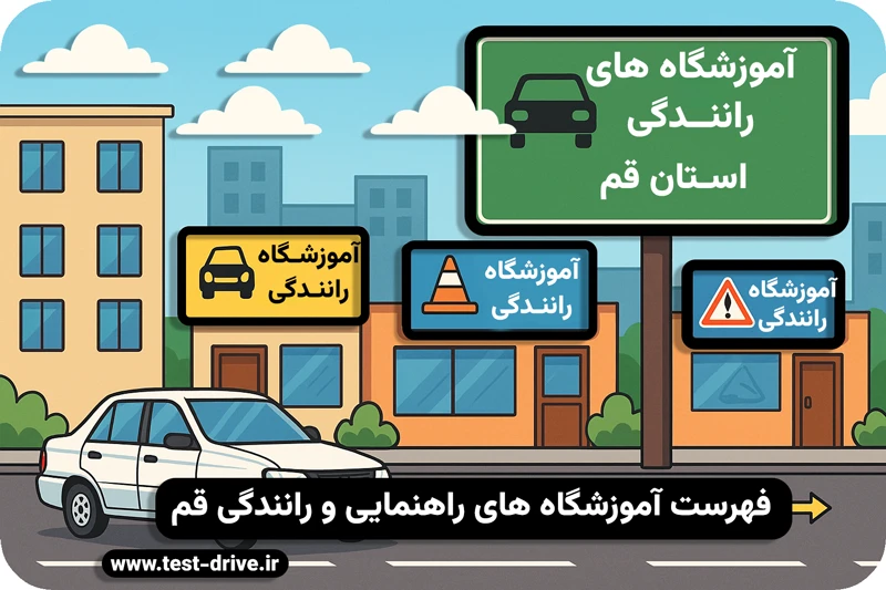 آموزشگاه های رانندگی قم