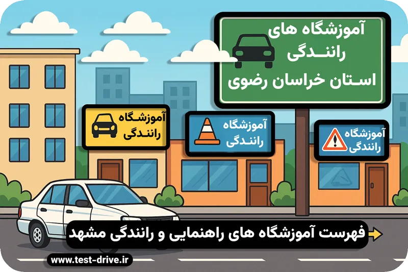 آموزشگاه های رانندگی مشهد