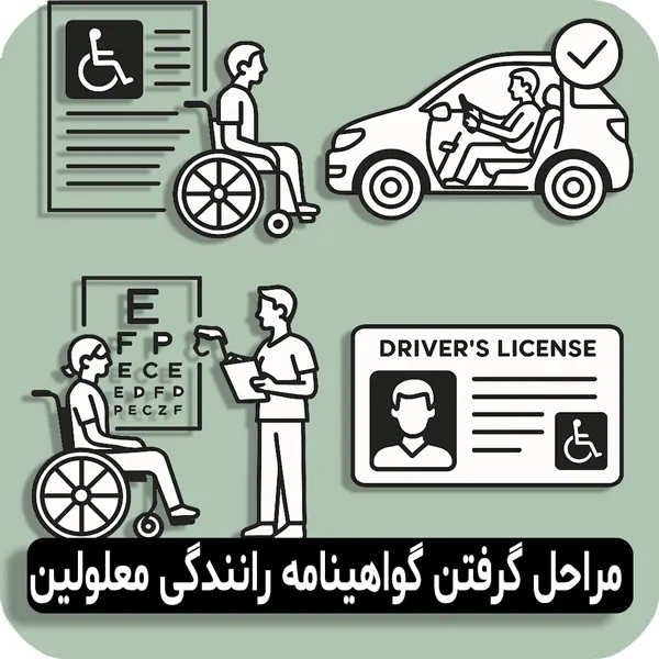 گواهینامه رانندگی برای معلولین