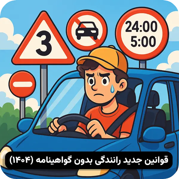 جریمه نداشتن گواهینامه رانندگی