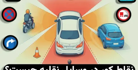 آموزش شناسایی نقاط کور خودرو