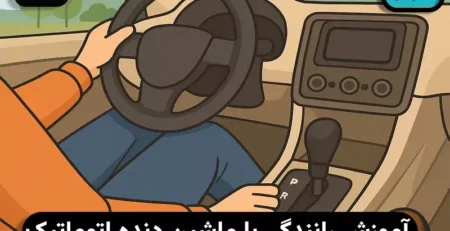 آموزش رانندگی با ماشین دنده اتوماتیک
