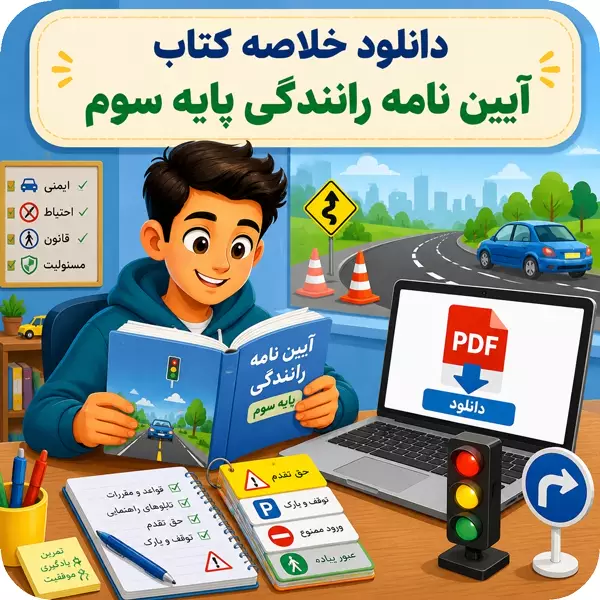 خلاصه کتاب آیین نامه پایه سوم